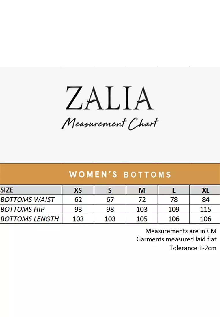 Buy Zalia High Waist Pants With Pleats Online