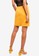 ZALORA BASICS yellow Basic Tie Front Mini Skirt 603A0AA4C237DDGS_2