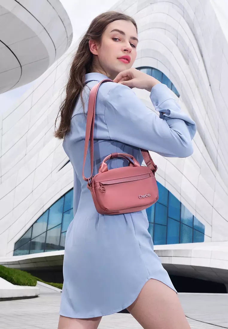 Nylon Mini Mobile Phone Bag Handbag Crossbody Sling Bag For Women