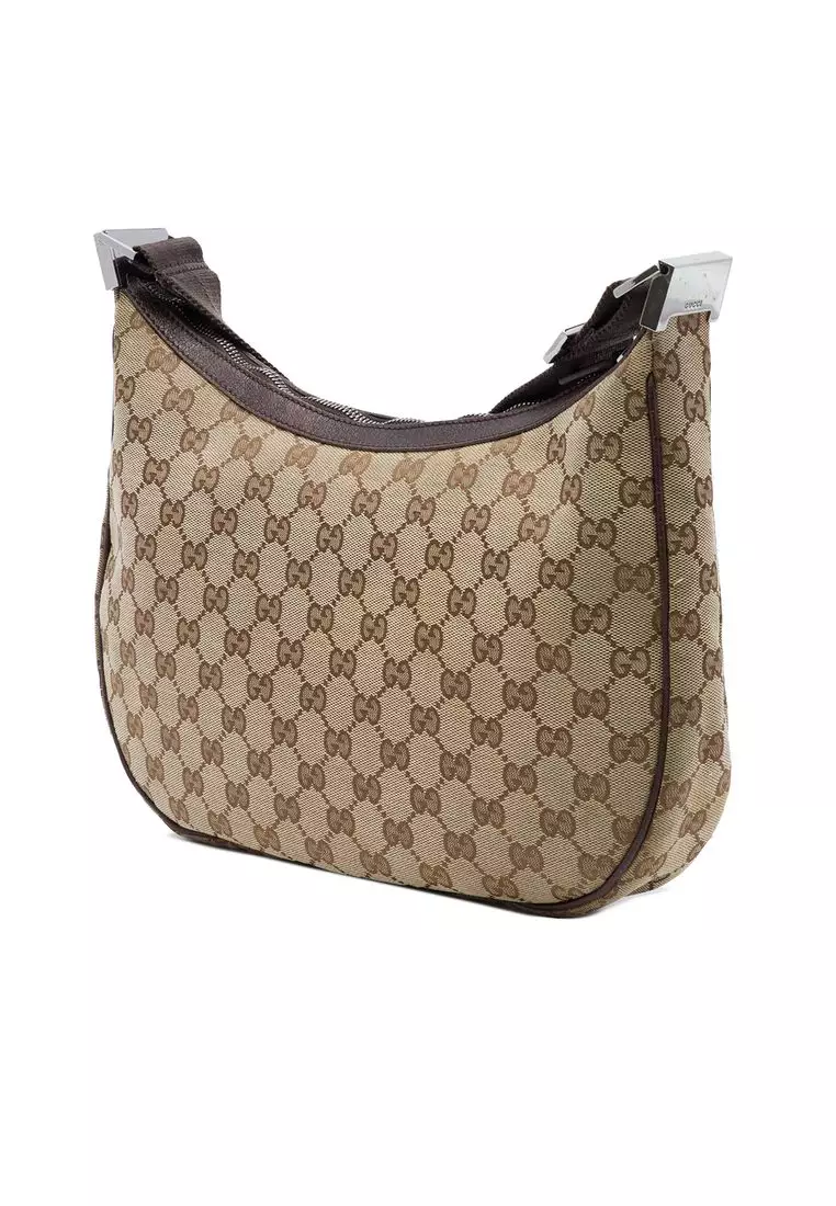 Pre-Loved Gucci Gg Canvas Crossbody