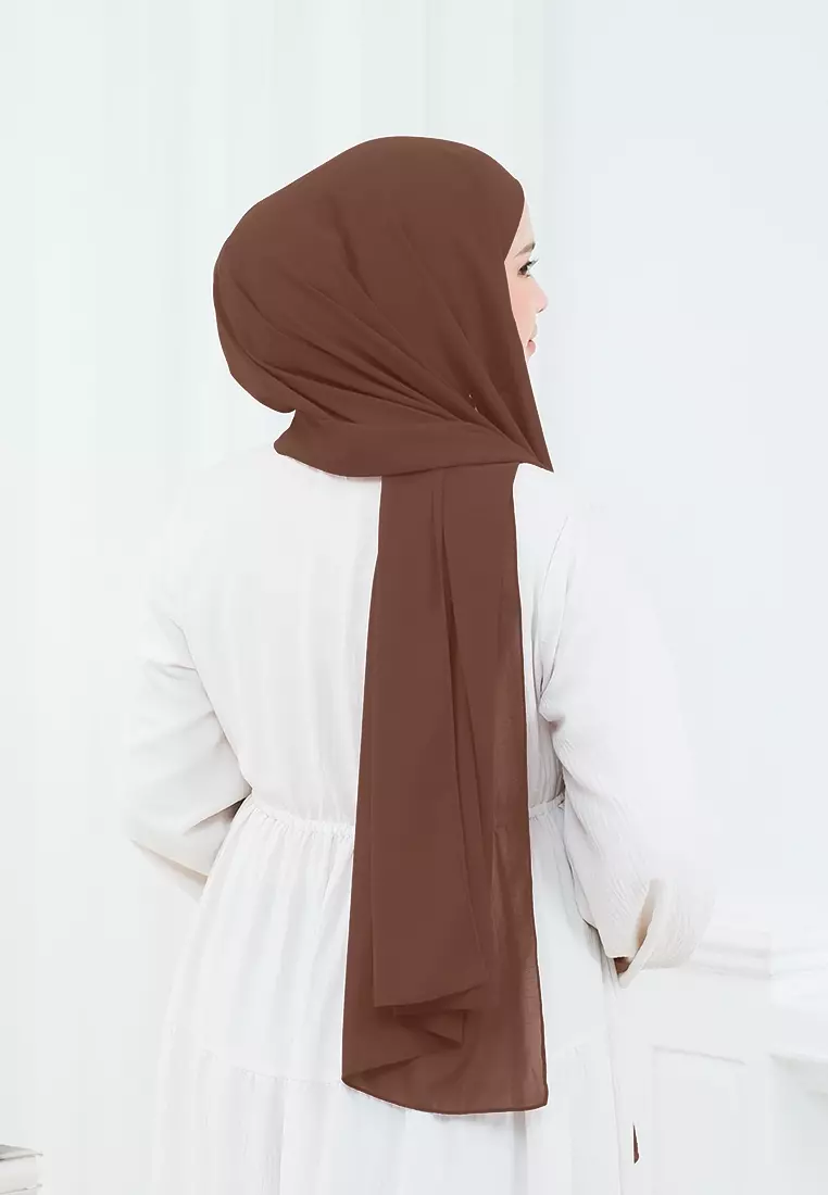 HIJAB INSTAN ELENA - DARK BROWN