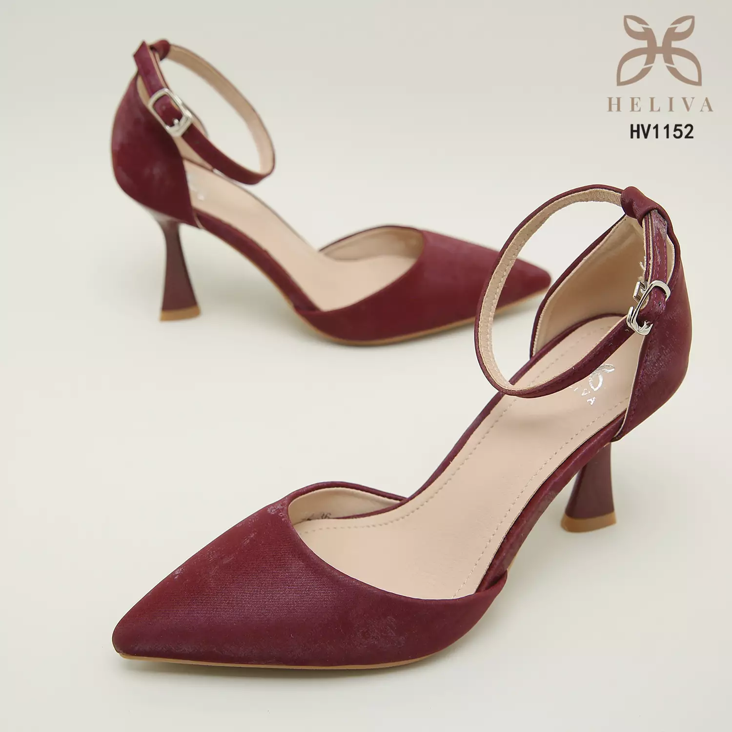 Heliva Angela High Heels Stiletto Shimmer Sling Back Sol 9cm