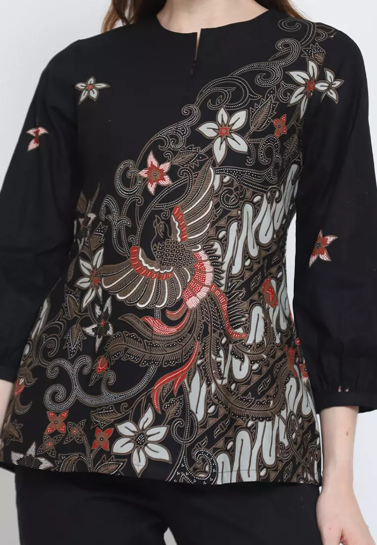 My Aksa Batik Wanita Blouse Fin Faith