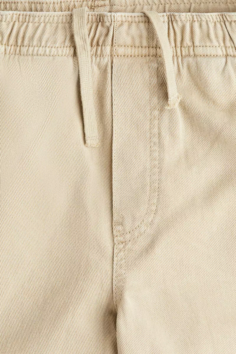 Cotton twill joggers