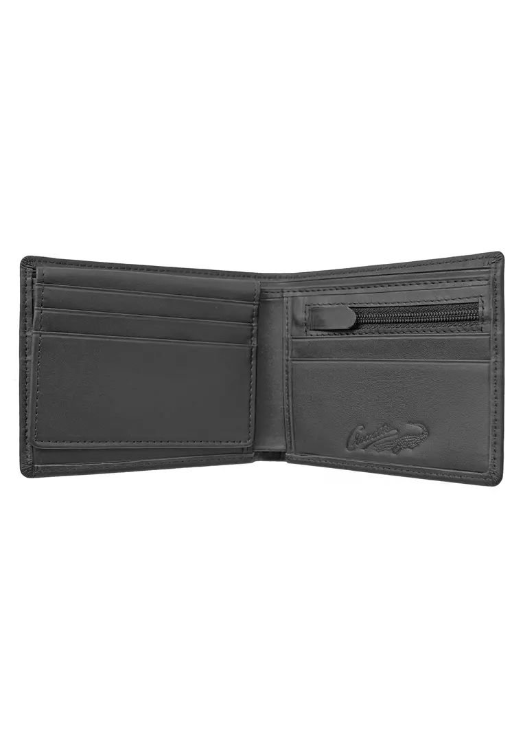 Crocodile 887BY Dompet Pria Men Wallet Leather Kulit Original - Hitam