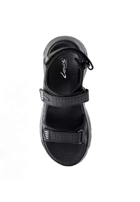 Men Slip On Faux Leather Classic Casual Sandals - 250141257