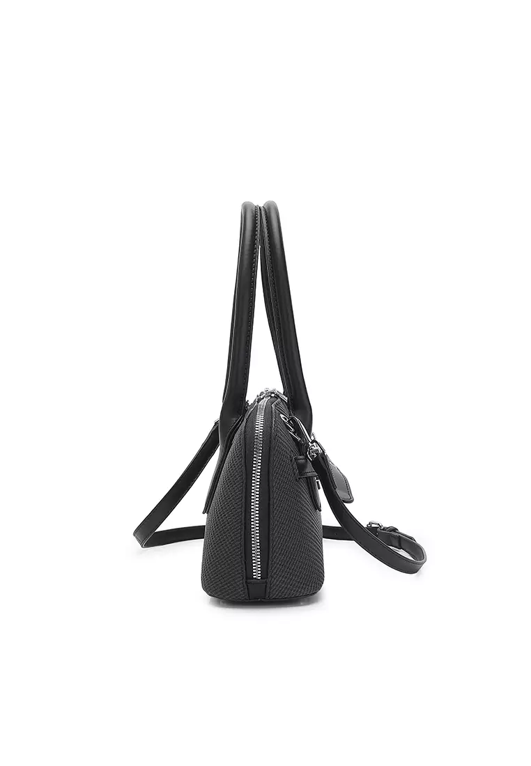 Women's Top Handle Bag / Sling Bag / Crossbody Bag - Black