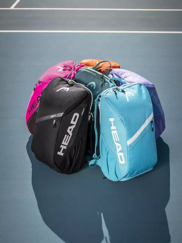 HEAD Tennis Tour Backpack 25L Blue 260636 - Tas Tennis (Biru)