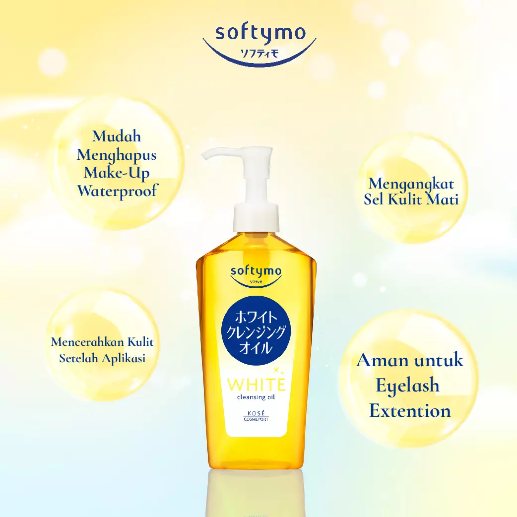 KOSE SOFTYMO White Cleansing Oil 240ml (Makeup Remover)
