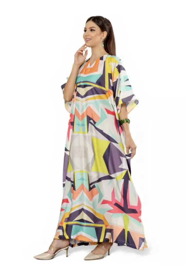 Kanzi Exclusive Short Sleeve Kaftan