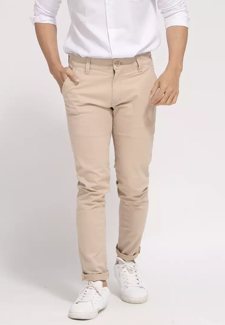 Celana Chinos Cotton Stretch Light Khakis OXCON