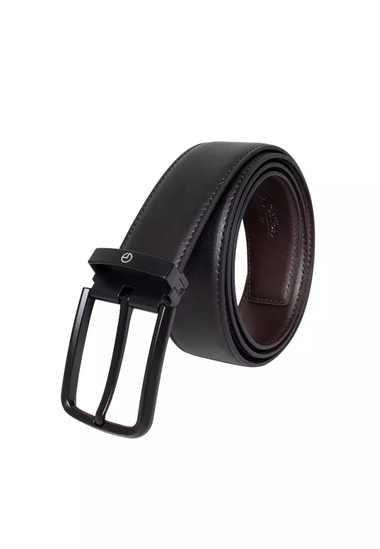 Buy Goldlion Goldlion Men Genuine Leather Pin Belt - Black 2023 Online ...