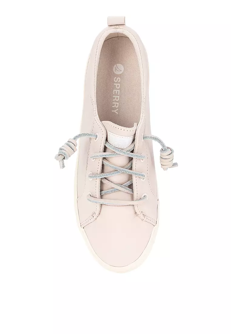 Sperry Women's Crest Vibe Platform Washable  Sneakers  Lavender Off White