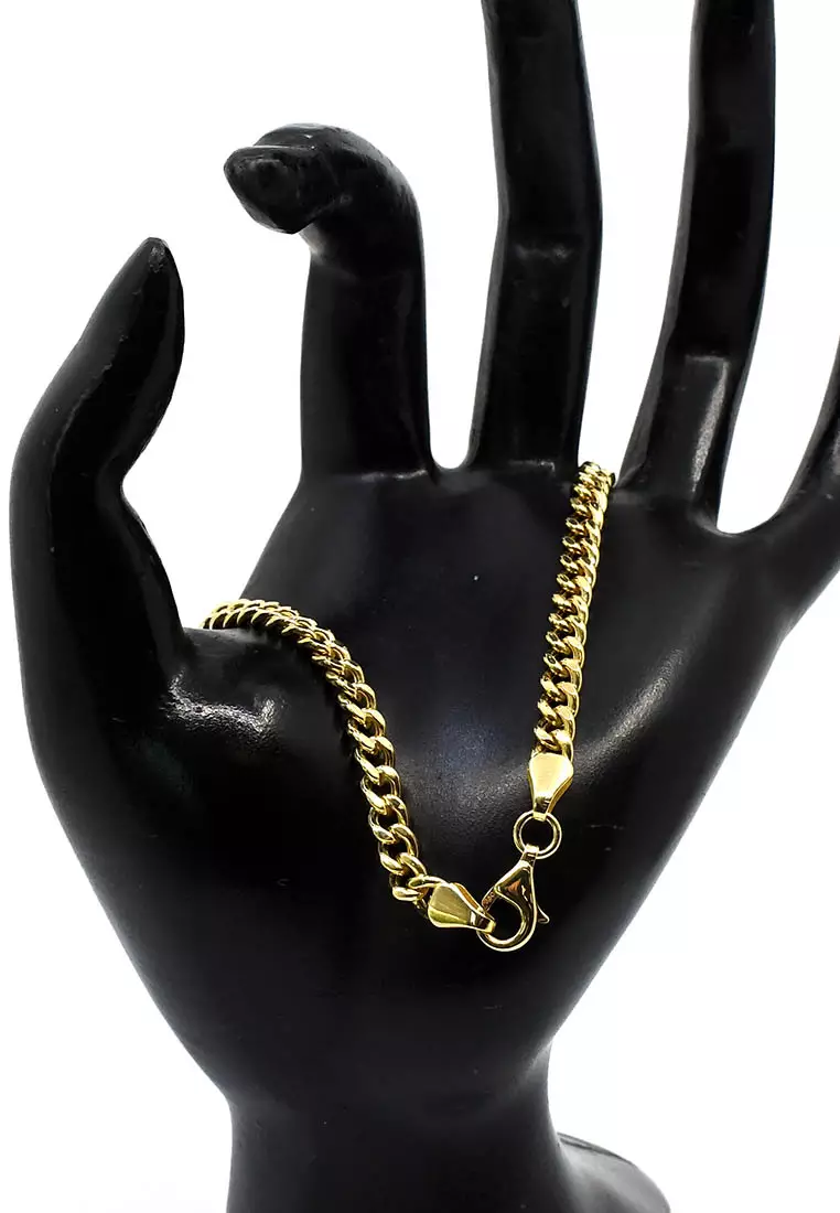 18K Japan Made Yellow Gold Bracelet