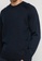 ck Calvin Klein blue Merino Wool Recycled Polyester Top - Rubber Logo 180DAAA0F31BB4GS_3