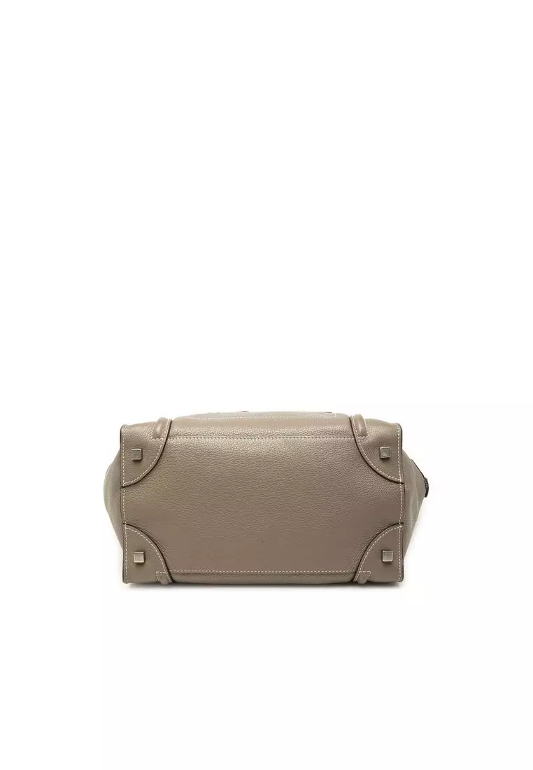 Pre-Loved Celine Mini Calfskin Luggage Tote