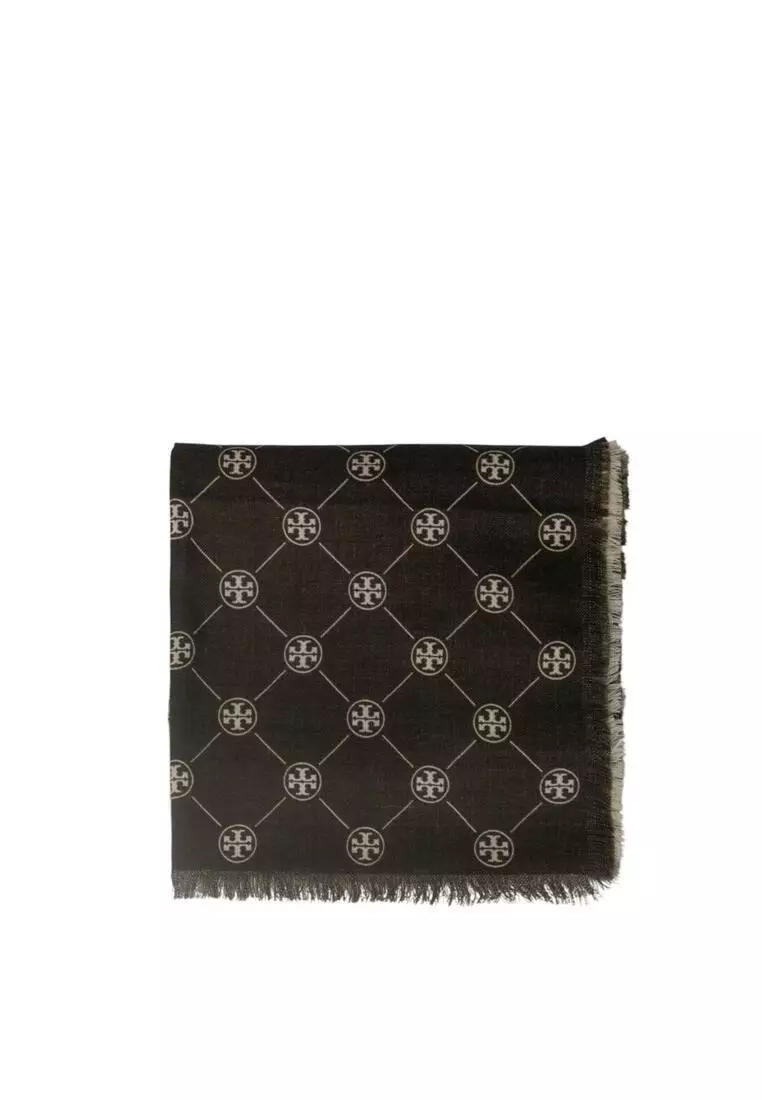T Monogram Oblong Scarf