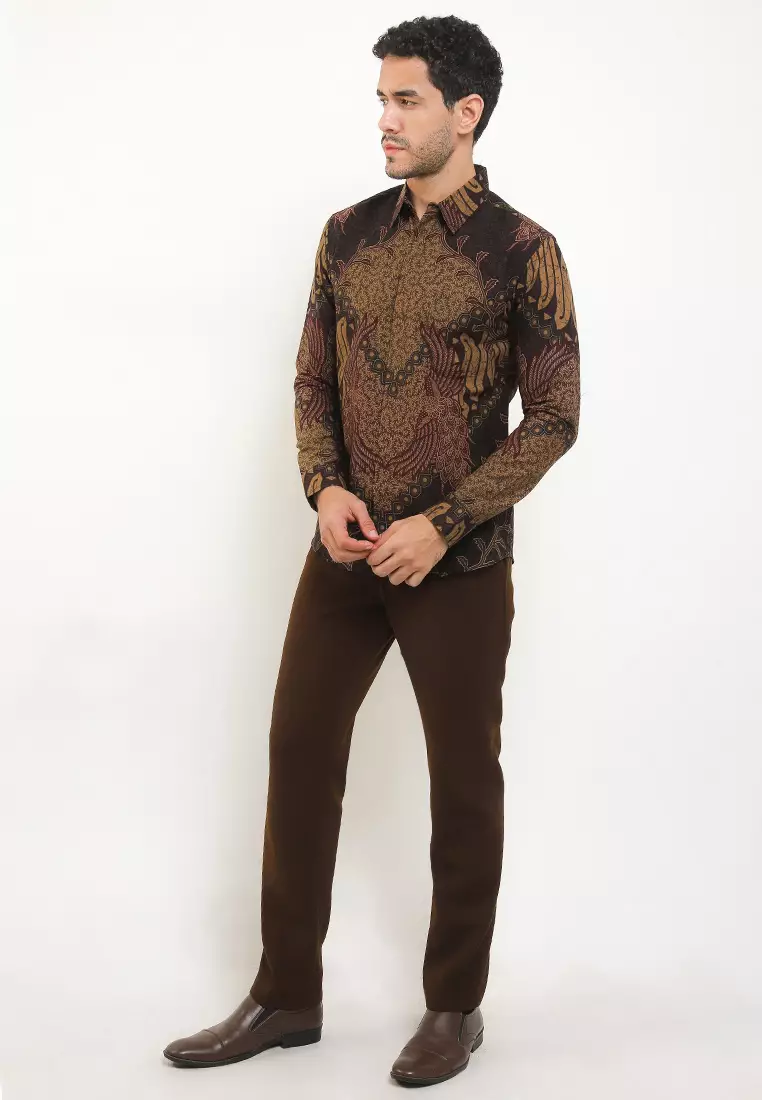 BATIK TALENTA EXCLUSIVE Lengan panjang slimfit  GRENN WING