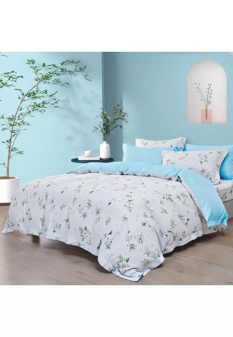 Buy Epitex Epitex Hybrid Botanic Silk Fitted Sheet Set 1200 Thread