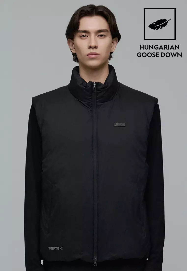 男裝TORNIER高領輕便羽絨背心