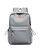 Lara grey Men's Plain Water-proof Wear-resistant Nylon Zipper Backpack - Grey CFE90AC4FE43D9GS_2