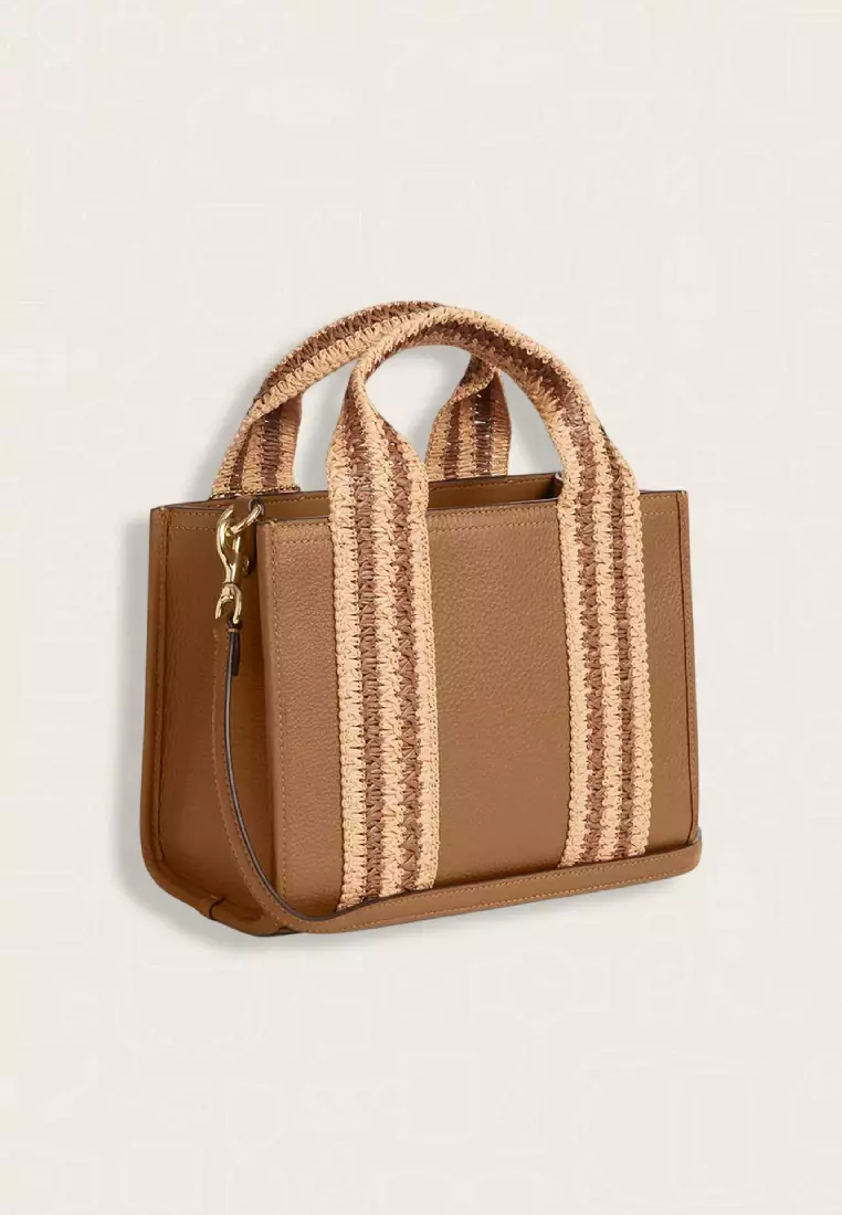 Coach Smith Tote Bag 24 Honey Brown Multi