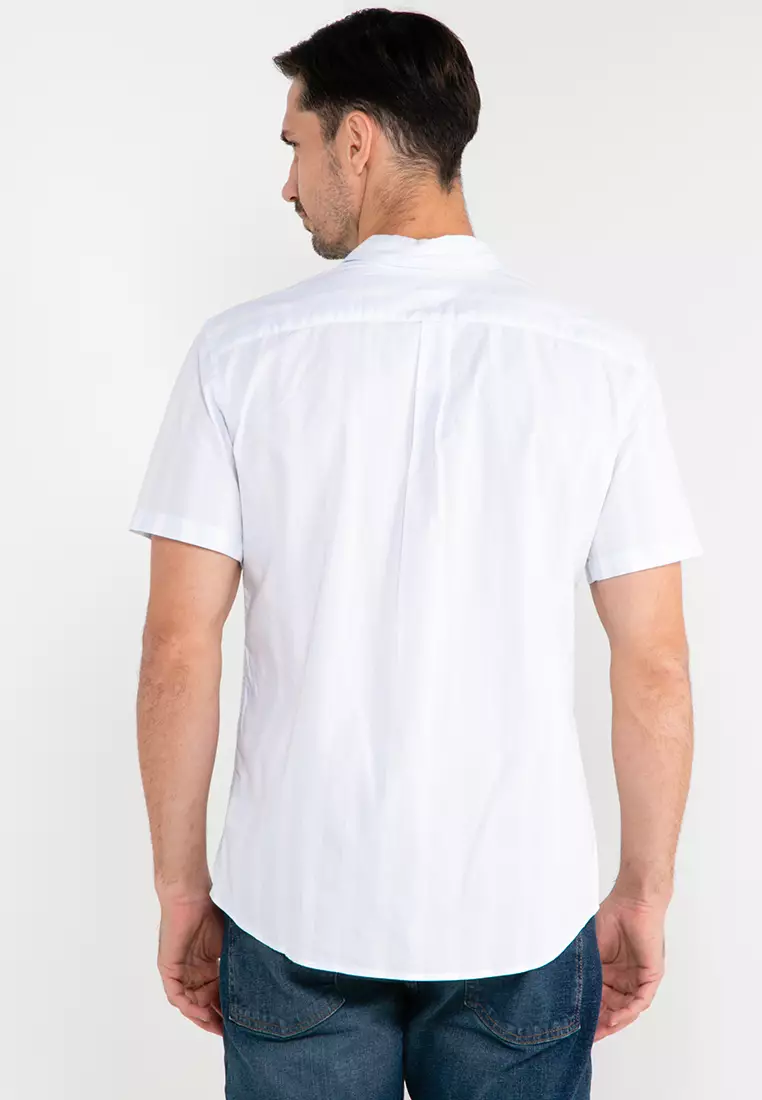 Buy GAP Standard Stretch Poplin Shirt Online | ZALORA Malaysia