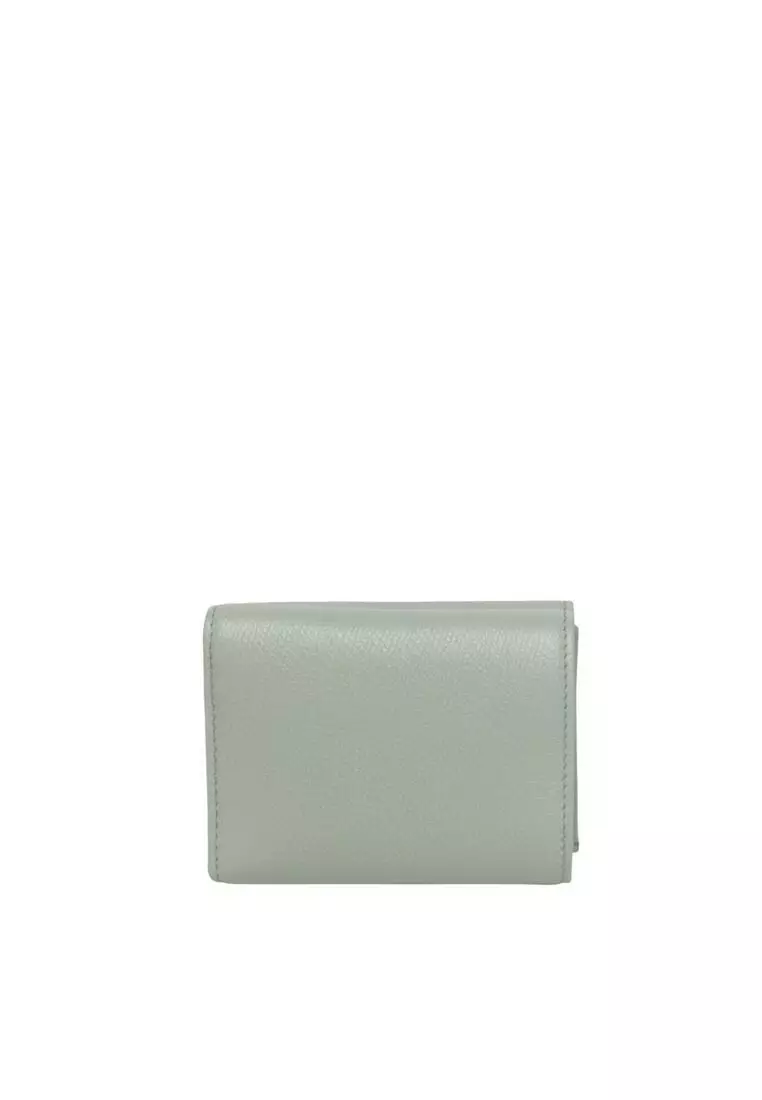 Grain Calfskin Leather Wallet