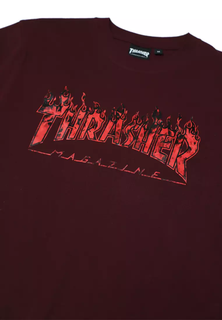 Thrasher Thrasher Red Ghost Flame S S Tee 2023