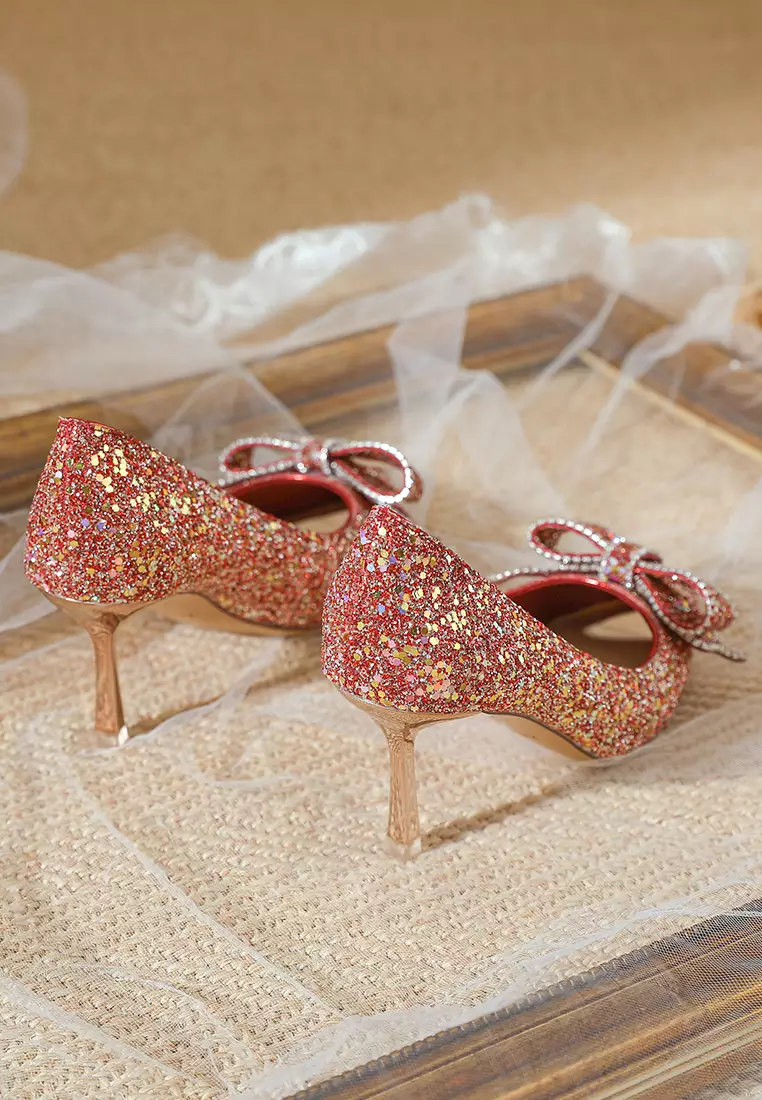 Sequin wedding shoes 2025