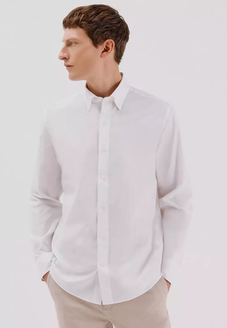 Plain Tencel Cotton Shirt