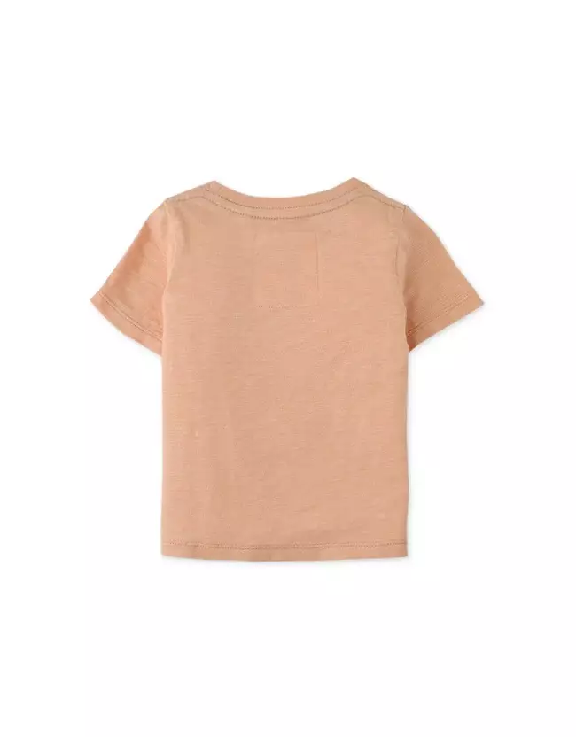 Gingersnaps Baby Amalfi Crush T-Shirt Peach - Kaos Bayi Laki-laki (Pink)