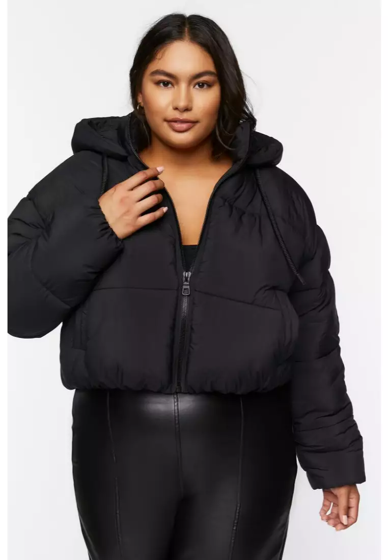 Plus size hooded new arrivals puffer jacket
