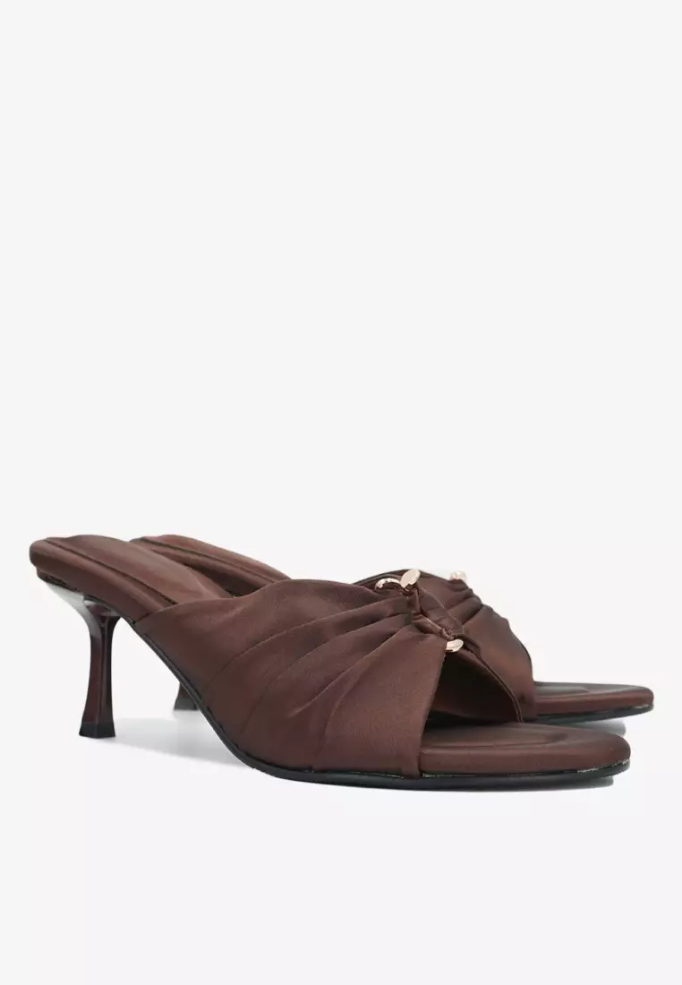 Dr Cardin Women Sera 3-inch Heels | Satin L-RNK-9363