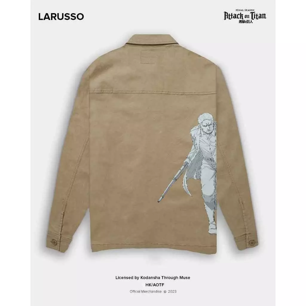 Attack on Titan Overshirt Jacket Reiner Braun