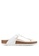 Birkenstock white Gizeh Birko-Flor Sandals BI090SH55HNOMY_2