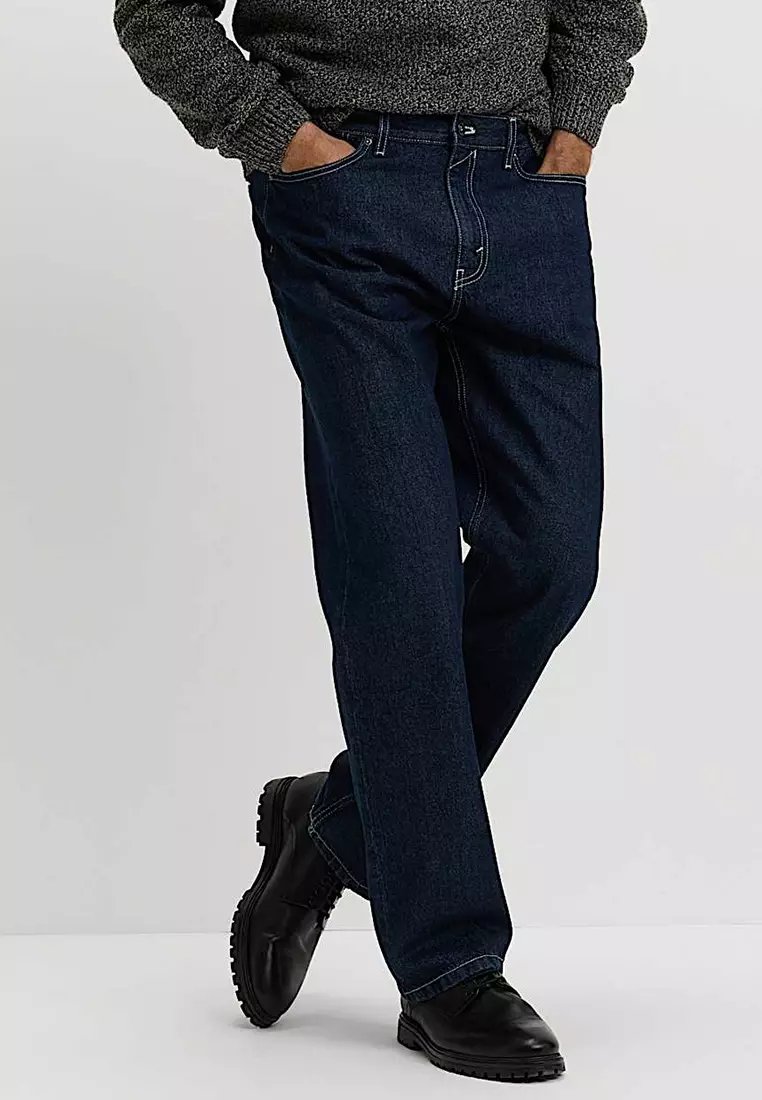 Authentic Relaxed Straight Fit Jeans