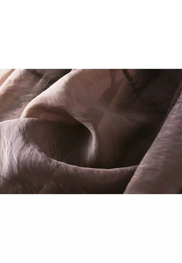 Silk Organdy A-line Maxi Skirt AF0236