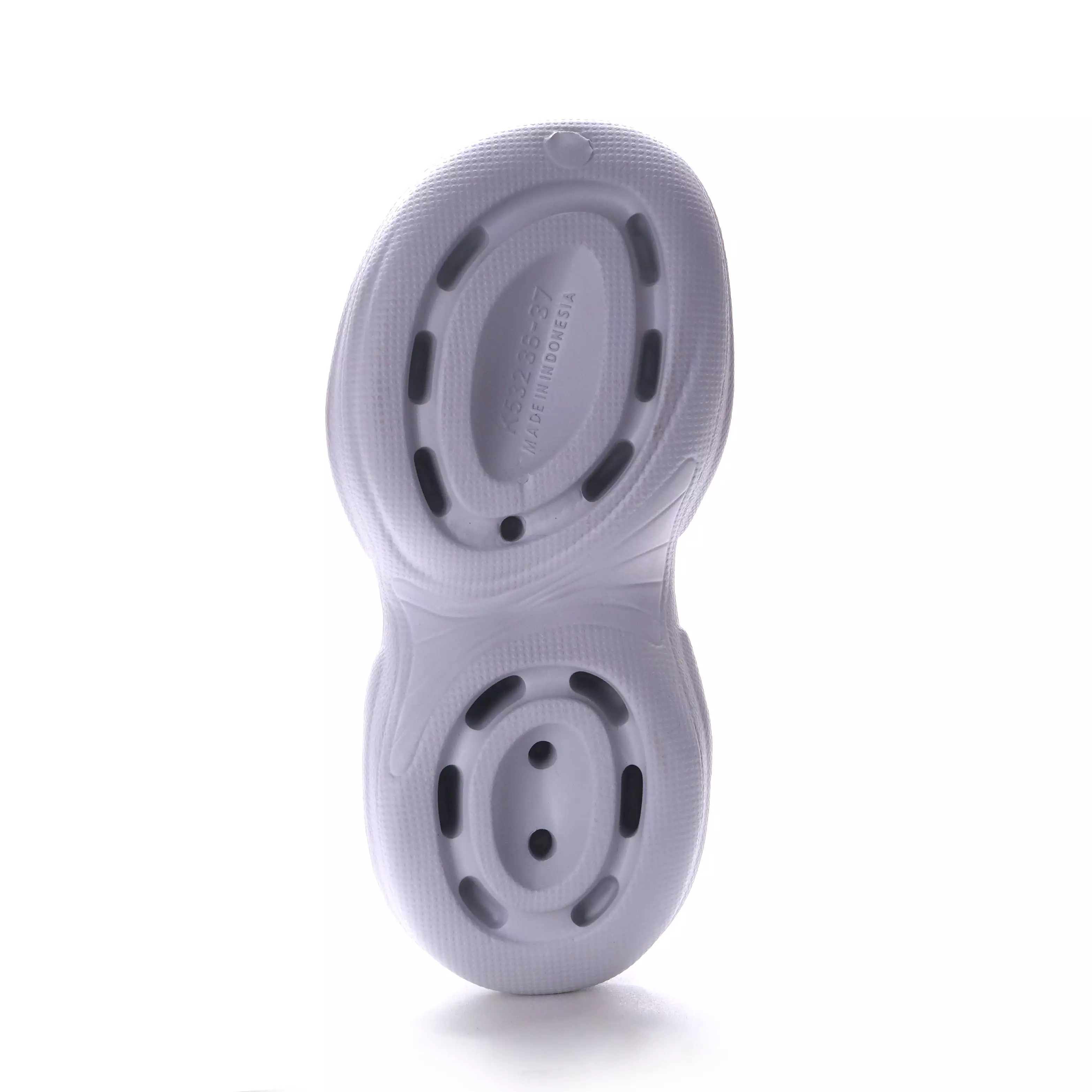 ZANDILAC - SANDAL WANITA DEWASA AT230162WD - ABU TERANG full karet