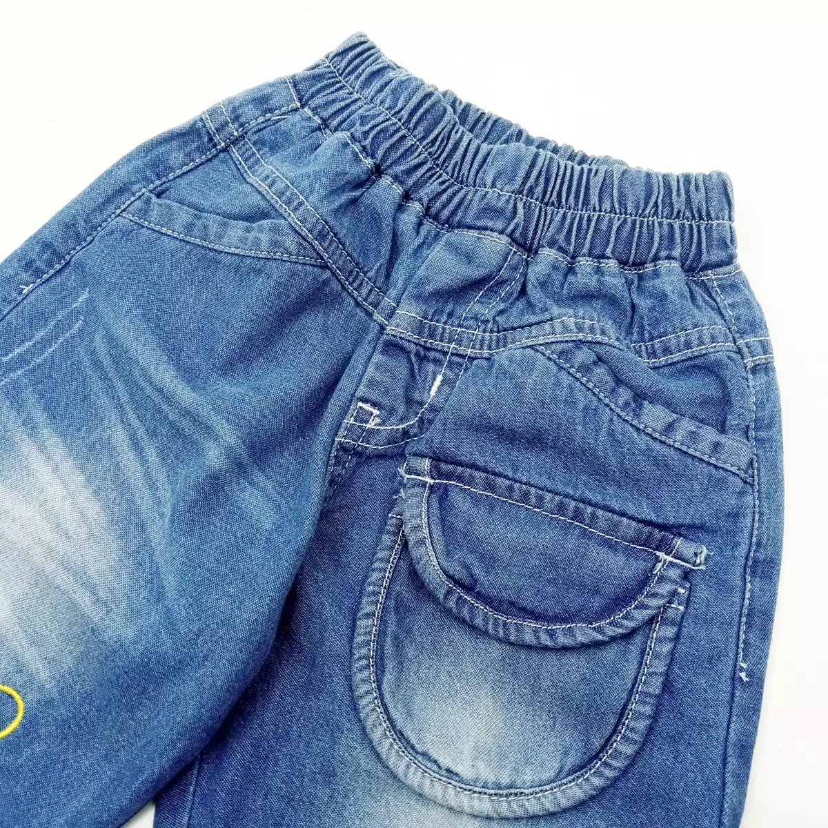 Wakakids Celana Pendek Jeans Anak Laki Laki Usia 6 Bulan Hingga 5 Tahun Kids Denim Short Motif King J042