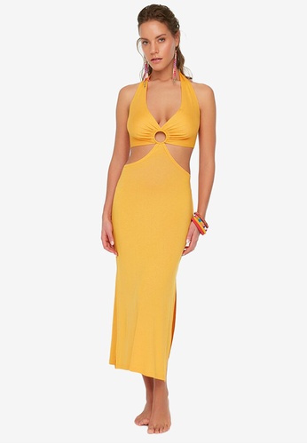 Buy Trendyol O Ring Beach Dress 22 Online Zalora Philippines