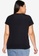 Vero Moda black Plus Size Plis  V-Neck T-Shirt 1BBD8AA1EF1546GS_4