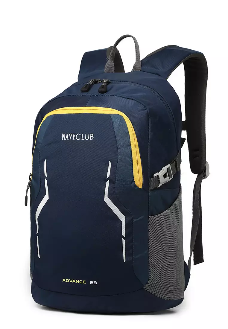 Navy Club New Arival Tas Ransel Kasual HFGG - Tas Ransel Pria Tas Ransel Wanita Tas Punggung - Backpack Up to 14 inch - Tas Laptop Daypack 23 Liter - Free Bag Cover