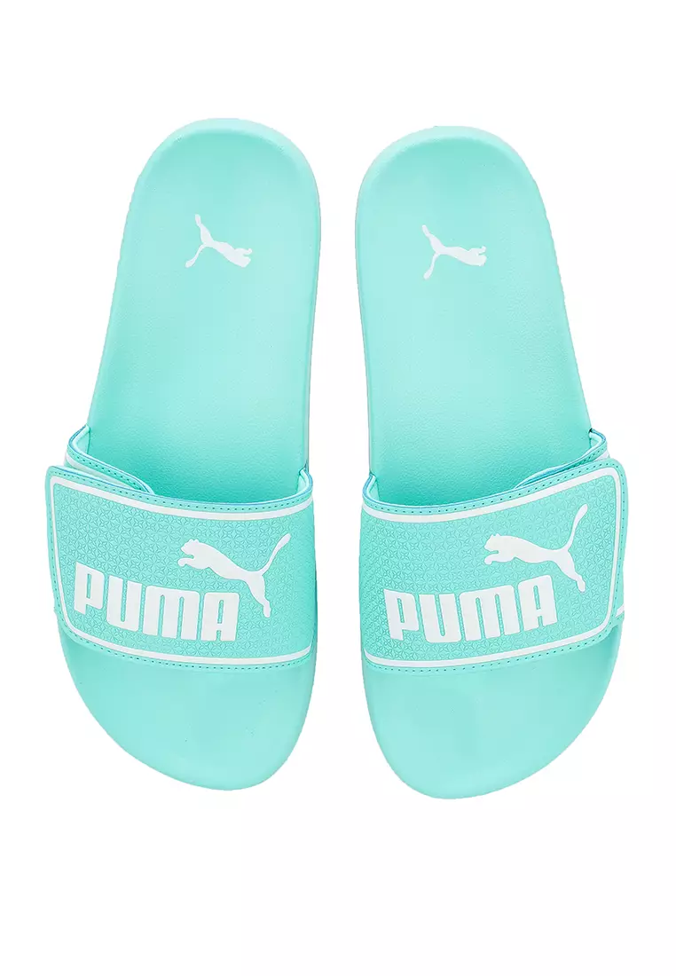 Mint green puma slides outlet