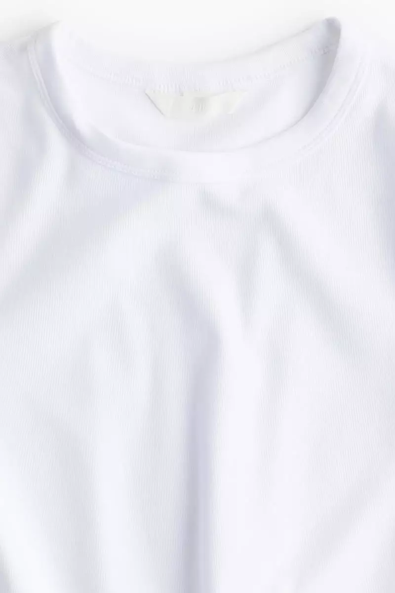 Long-sleeved jersey top