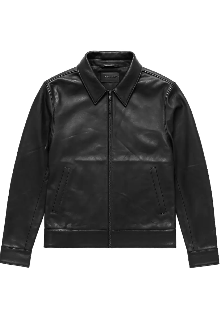 Real Leather Jacket Black- Lamb skin Jacket- Jacket for Men- Oxhide RI58