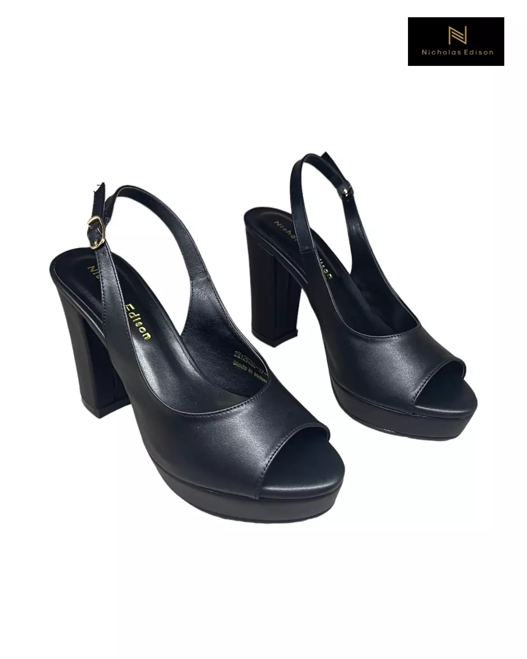 Nicholas Edison Heel Leah Black