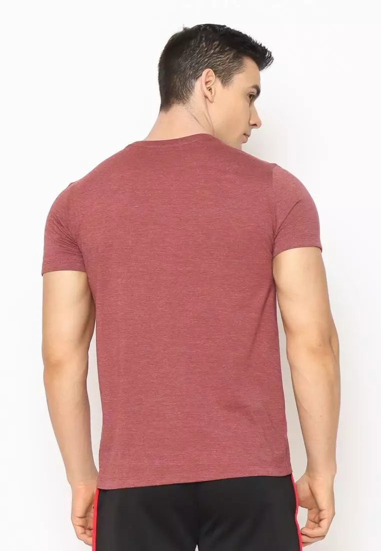 FITWEAR - GRIFFIN BASIC MEN T-SHIRT S/S - Maroon