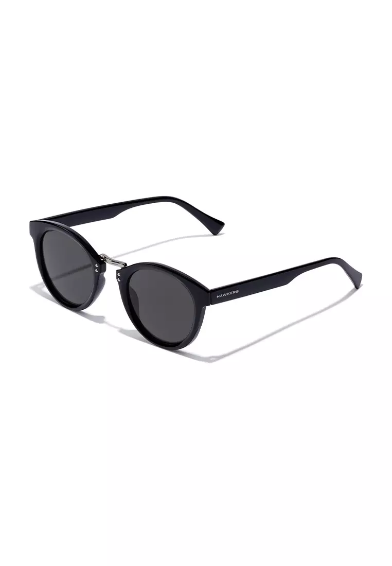 HAWKERS Black WHIMSY Sunglasses for Men and Women, Unisex. Official Product designed in Spain