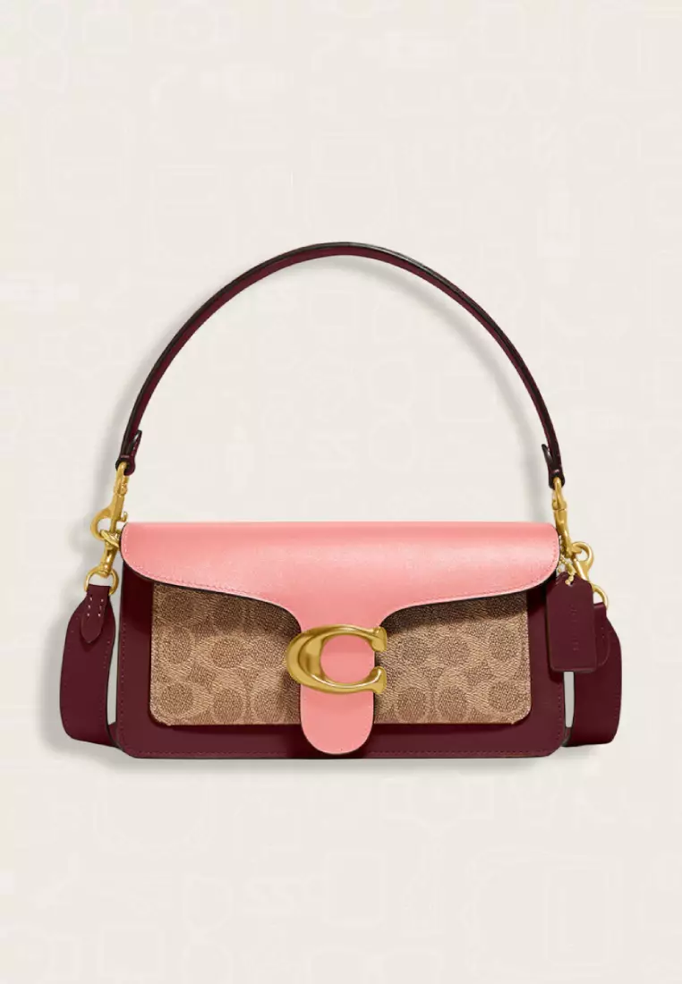 NWT Coach Maggie Small Tote Bag In Signature Leather CY670 Gold 